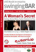 Plakat, swinging Bar, ensorino